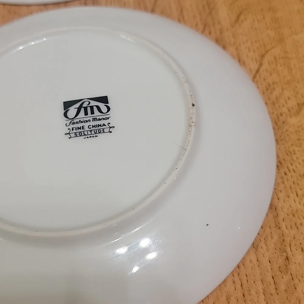 #3 Fashion Manor Solitude Set Of 4 Bread & Butter Plates 6 1/2" - Picture 5 of 5